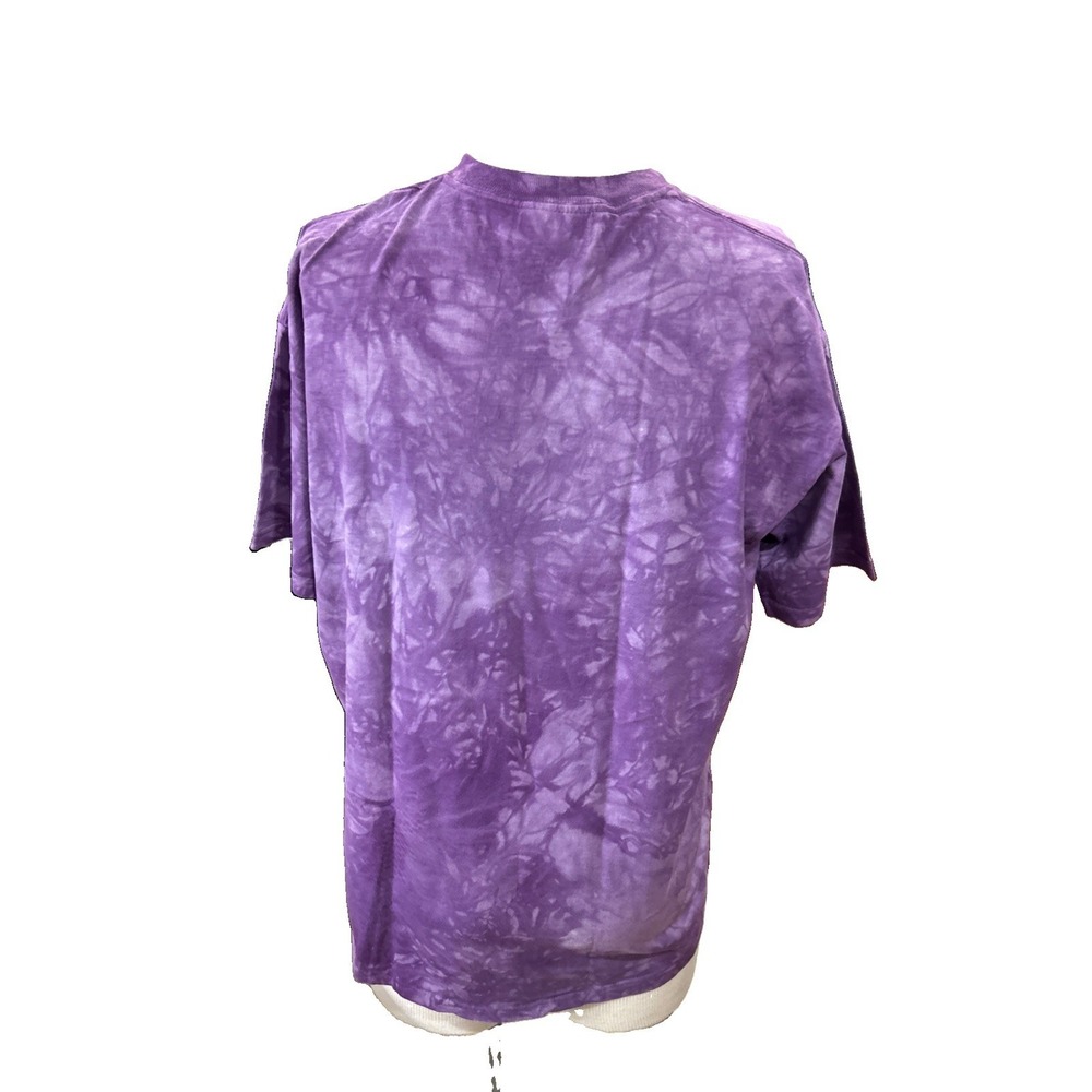 The Mountain Vintage Mens T Shirt Large Horses Short Sleeves Purple - Picture 2 of 7